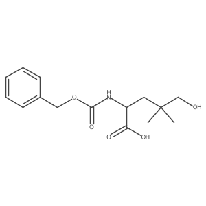2-{[(Benzyloxy)carbonyl]amino}-5-hydroxy-4,4-dimethylpentanoic acid Structure