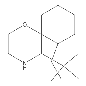 5-Tert-butyl-7-ethyl-1-oxa-4-azaspiro[5.5]undecane结构式