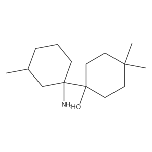 1-(1-Amino-3-methylcyclohexyl)-4,4-dimethylcyclohexan-1-ol Structure
