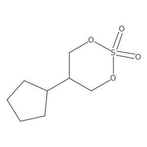 5-Cyclopentyl-1,3,2lambda6-dioxathiane-2,2-dione结构式