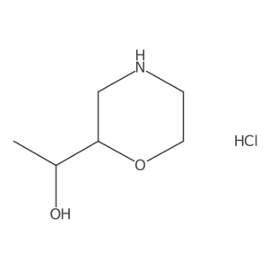 (1S)-1-(Morpholin-2-yl)ethan-1-ol hydrochloride结构式