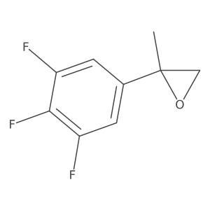 2-Methyl-2-(3,4,5-trifluorophenyl)oxirane Structure