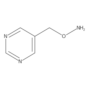 O-[(pyrimidin-5-yl)methyl]hydroxylamine结构式