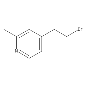 4-(2-Bromoethyl)-2-methylpyridine Structure