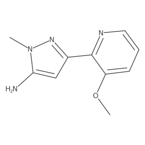 3-(3-methoxypyridin-2-yl)-1-methyl-1H-pyrazol-5-amine Structure