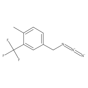4-(Azidomethyl)-1-methyl-2-(trifluoromethyl)benzene Structure