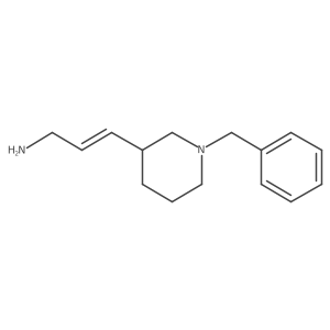 3-(1-Benzylpiperidin-3-yl)prop-2-en-1-amine结构式