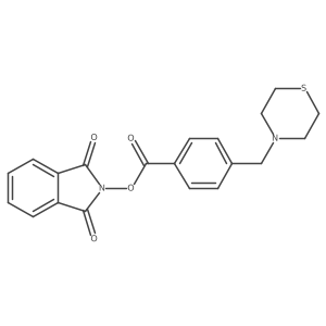 1,3-dioxo-2,3-dihydro-1H-isoindol-2-yl 4-[(thiomorpholin-4-yl)methyl]benzoate Structure