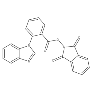 1,3-dioxo-2,3-dihydro-1H-isoindol-2-yl 2-(1H-1,3-benzodiazol-1-yl)benzoate结构式