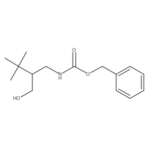 benzyl N-(2-tert-butyl-3-hydroxypropyl)carbamate结构式