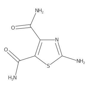 2-Amino-1,3-thiazole-4,5-dicarboxamide结构式