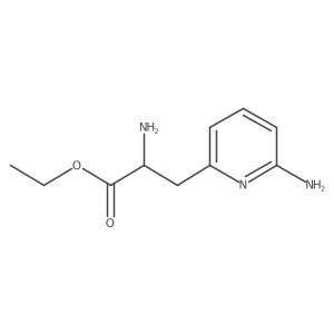 Ethyl 2-amino-3-(6-aminopyridin-2-yl)propanoate结构式