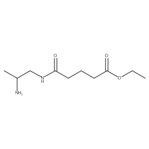 Ethyl 4-[(2-aminopropyl)carbamoyl]butanoate结构式