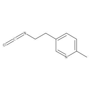 5-(2-Isocyanatoethyl)-2-methylpyridine结构式