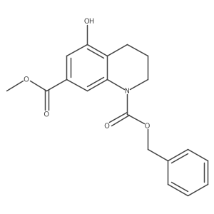 1-Benzyl 7-methyl 5-hydroxy-1,2,3,4-tetrahydroquinoline-1,7-dicarboxylate Structure