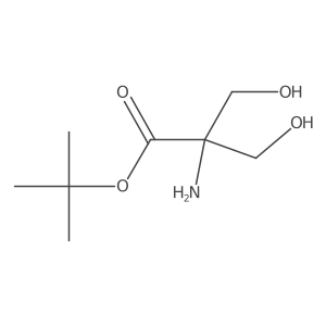 tert-butyl 2-amino-3-hydroxy-2-(hydroxymethyl)propanoate Structure