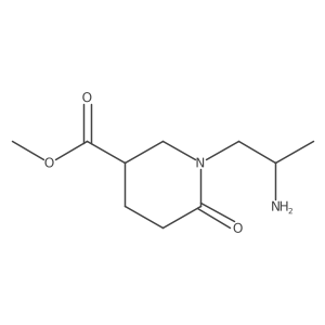 COC(=O)C1CCC(=O)N(CC(C)N)C1结构式