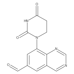 8-(2,4-Dioxo-1,3-diazinan-1-yl)quinazoline-6-carbaldehyde结构式