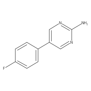 5-(4-Fluorophenyl)pyrimidin-2-amine Structure