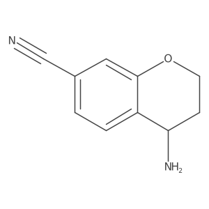4-Aminochroman-7-carbonitrile Structure