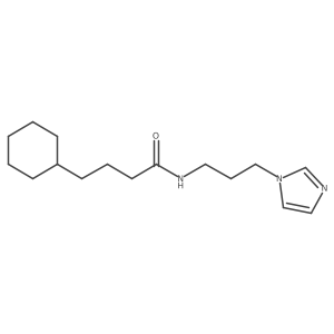 N-[3-(1H-Imidazol-1-yl)propyl]cyclohexanebutanamide结构式