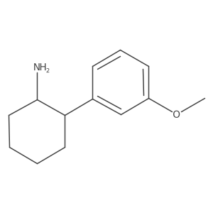 2-(3-Methoxyphenyl)cyclohexanamine Structure