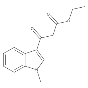 Ethyl 3-(1-methyl-1h-indol-3-yl)-3-oxopropanoate Structure