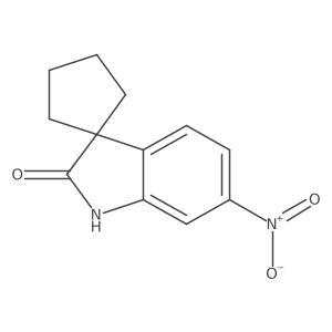 6'-Nitrospiro[cyclopentane-1,3'-indolin]-2'-one结构式
