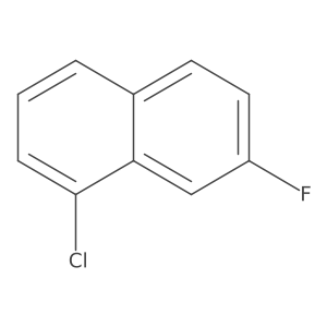 1-Chloro-7-fluoronaphthalene结构式