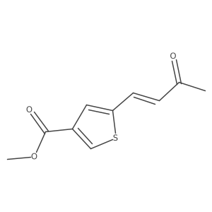 Methyl 5-(3-oxobut-1-en-1-yl)thiophene-3-carboxylate Structure