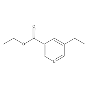 Ethyl 5-ethyl-3-pyridinecarboxylate Structure