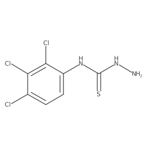 N-(2,3,4-Trichlorophenyl)hydrazinecarbothioamide Structure