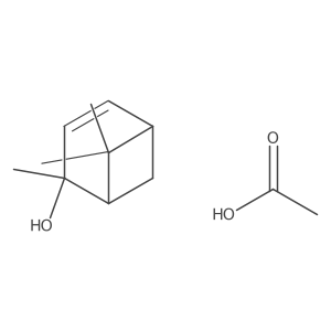 acetic acid;(1S,2R,5S)-2,6,6-trimethylbicyclo[3.1.1]hept-3-en-2-ol Structure