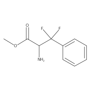 methyl (2S)-2-amino-3,3-difluoro-3-phenylpropanoate Structure