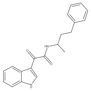 2-(1H-indol-3-yl)-2-oxo-N-(4-phenylbutan-2-yl)acetamide Structure