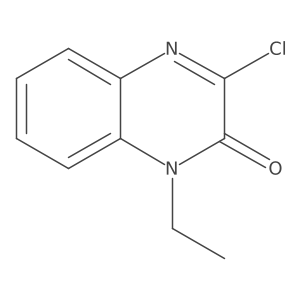 3-Chloro-1-ethyl-1,2-dihydroquinoxalin-2-one Structure