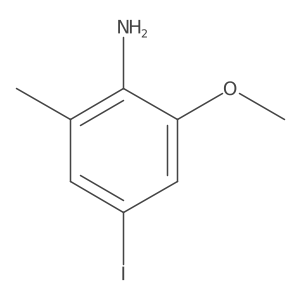 4-Iodo-2-methoxy-6-methylaniline结构式