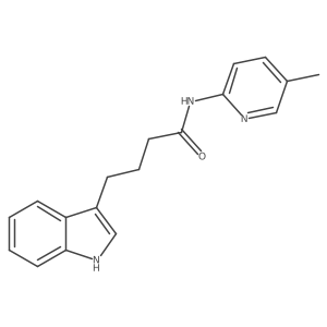 4-(1H-indol-3-yl)-N-(5-methylpyridin-2-yl)butanamide Structure