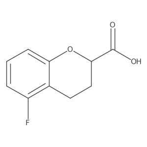 5-Fluorochroman-2-carboxylic acid结构式