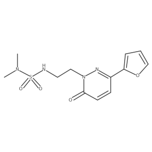 2-{2-[(Dimethylsulfamoyl)amino]ethyl}-6-(furan-2-yl)-2,3-dihydropyridazin-3-one Structure