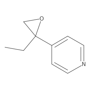 4-(2-Ethyloxiran-2-yl)pyridine结构式
