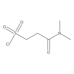 2-(Dimethylcarbamoyl)ethane-1-sulfonyl chloride Structure