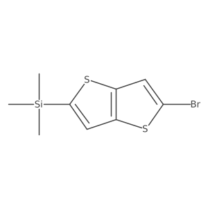 (5-Bromothieno[3,2-b]thiophen-2-yl)trimethylsilane结构式