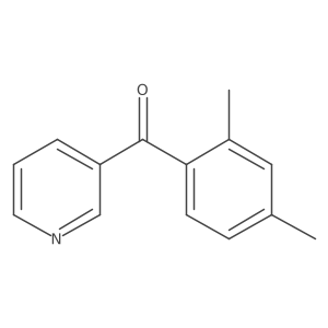 (2,4-Dimethylphenyl)(pyridin-3-yl)methanone结构式