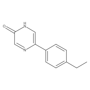 2-Hydroxy-5-(4-ethylphenyl)pyrazine结构式