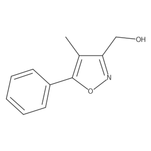 (4-Methyl-5-phenyl-1,2-oxazol-3-yl)methanol Structure