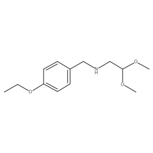 (2,2-Dimethoxyethyl)[(4-ethoxyphenyl)methyl]amine Structure