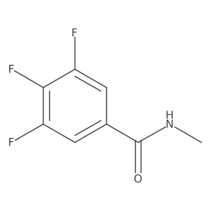 3,4,5-trifluoro-N-methylbenzamide结构式