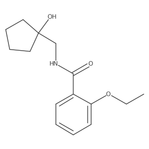2-ethoxy-N-((1-hydroxycyclopentyl)methyl)benzamide Structure