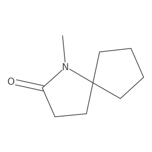 1-Methyl-1-azaspiro[4.4]nonan-2-one结构式